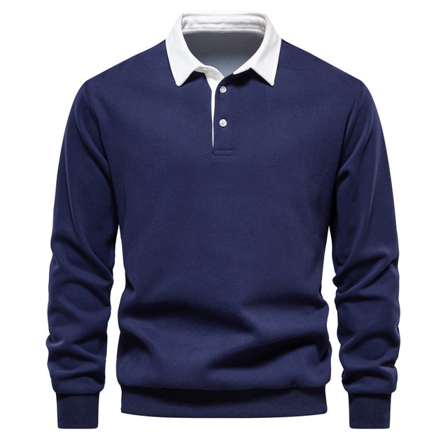 Luca™ | Pull Polo à Manches Longues