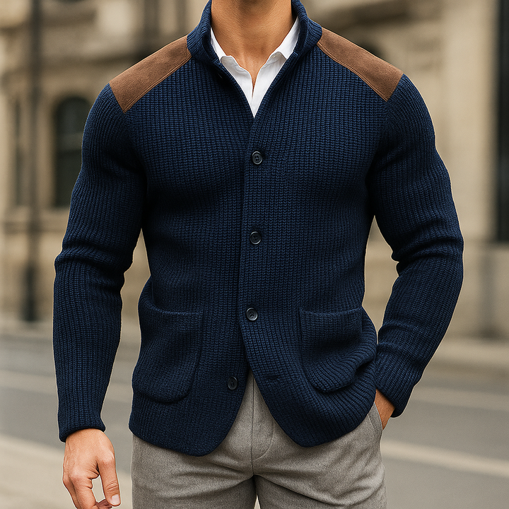 Dieter | BLAZER EN MAILLE STRUCTURÉE