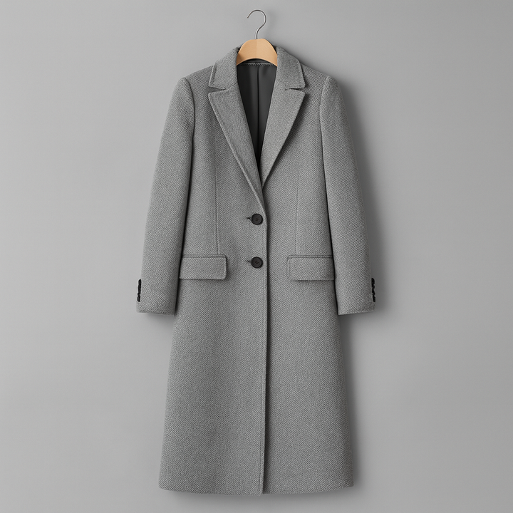 Jade | Manteau Long en Laine Élégant