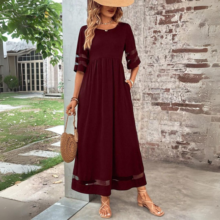Aubrey™ | Robe midi flatteuse et lissante pour le ventre
