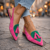 Rose et vert