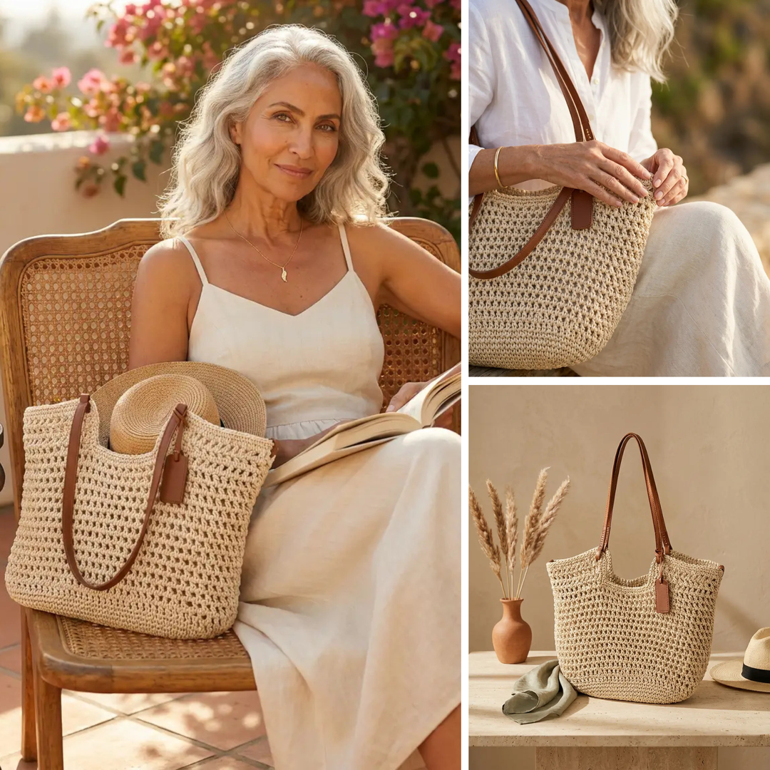 Alina | Sac cabas tissé au crochet à la main