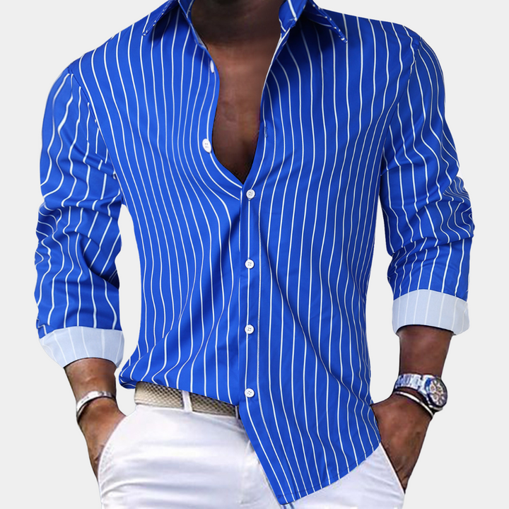 Jules™ | Chemise d'été respirante à rayures
