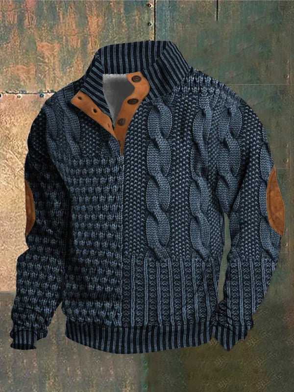 Telford™ | Pull torsadé imprimé et audacieux