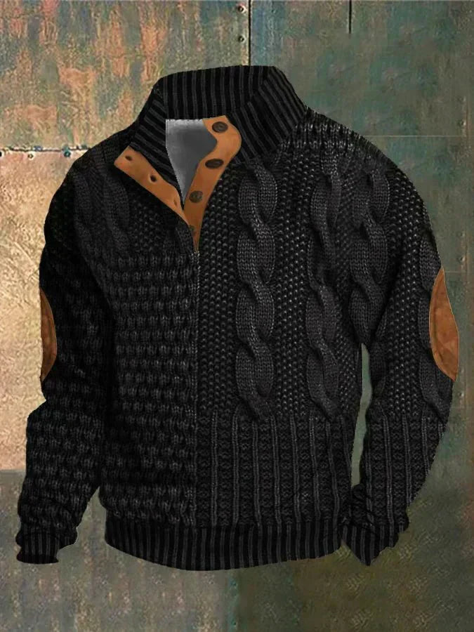 Telford™ | Pull torsadé imprimé et audacieux