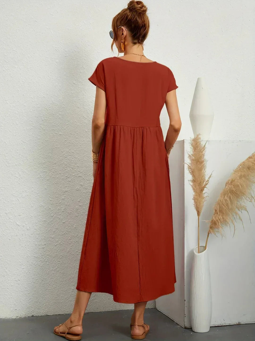 Elise – Robe midi décontractée