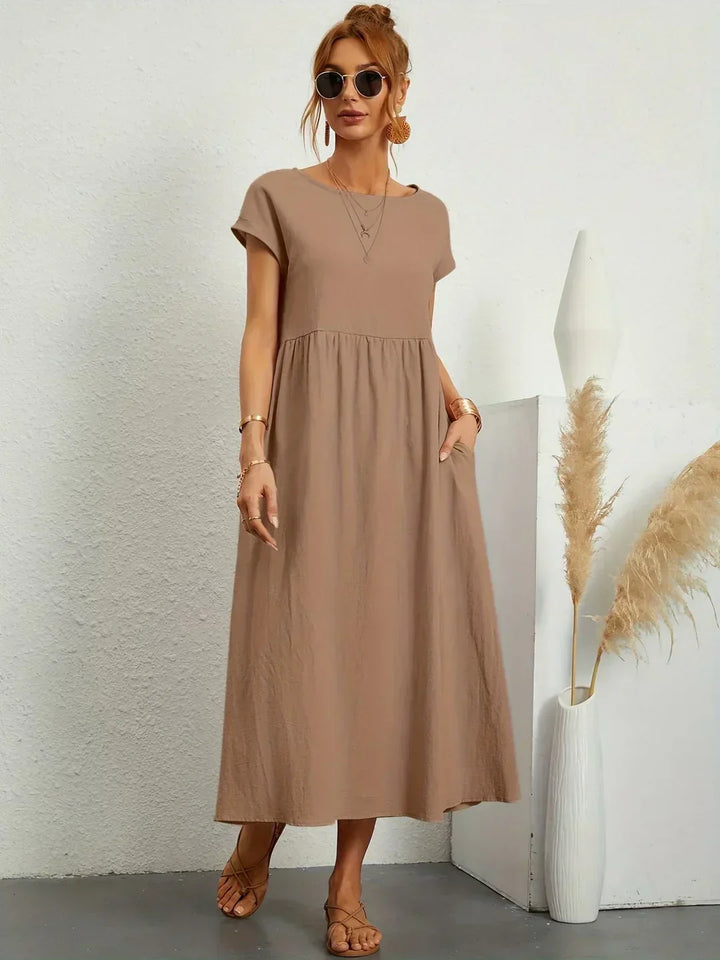 Elise – Robe midi décontractée