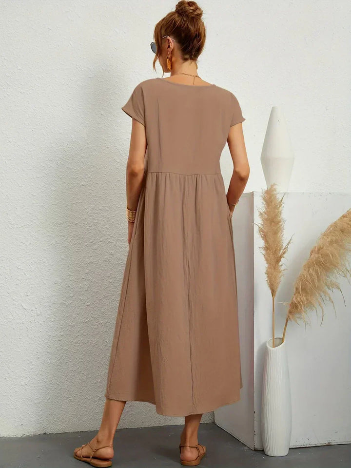 Elise – Robe midi décontractée