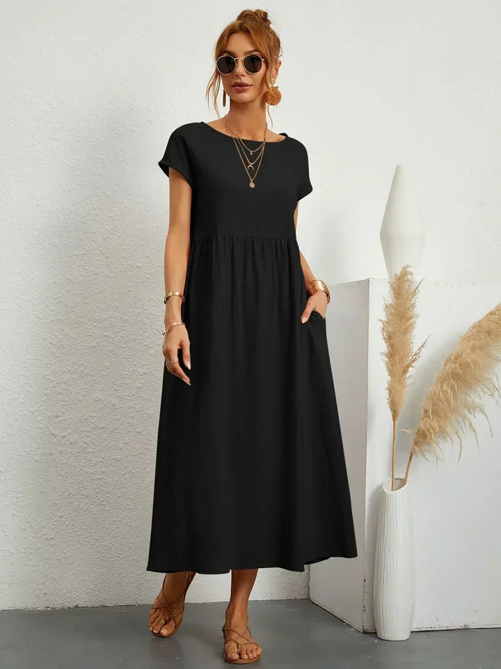 Elise – Robe midi décontractée