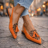 Orange et léopard