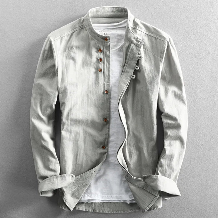Alfonds™ | Chemise Élégante Style Japonais
