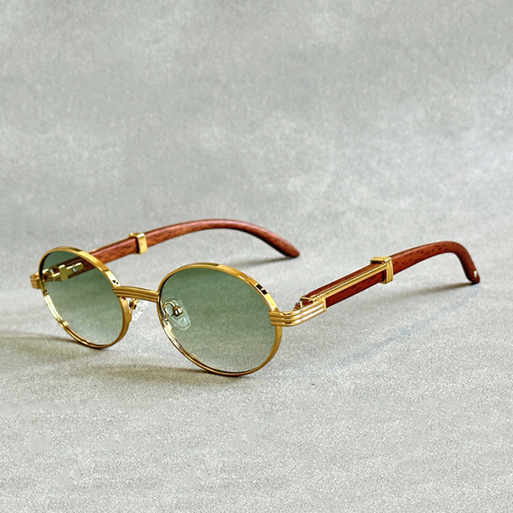 Joël | Lunettes de soleil en bois avec verres dégradés