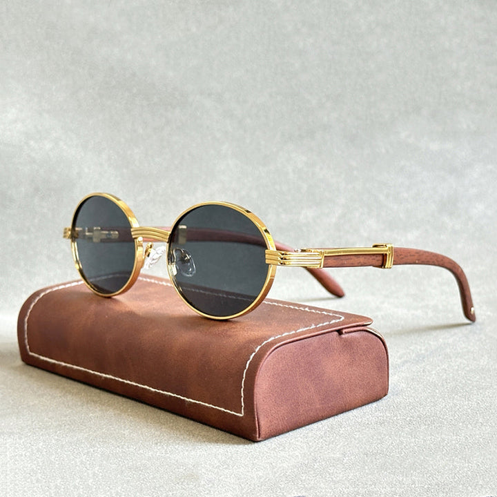 Joël | Lunettes de soleil en bois avec verres dégradés