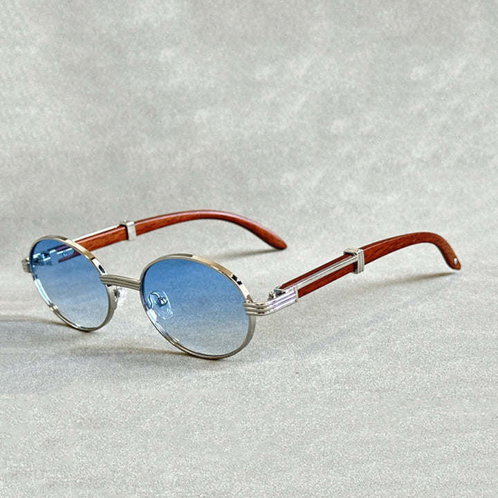 Joël | Lunettes de soleil en bois avec verres dégradés