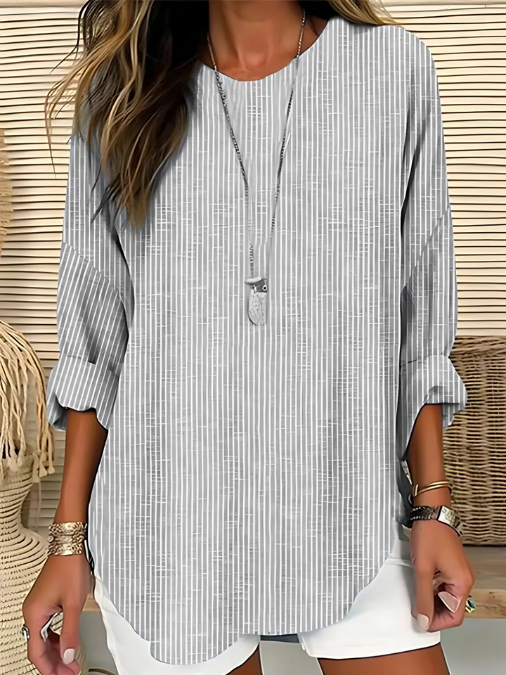 Rhea | Chemisier Rayé Tendance