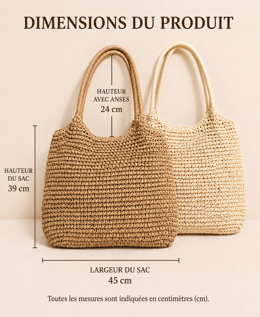 Marisol | Sac à bandoulière en paille tressée