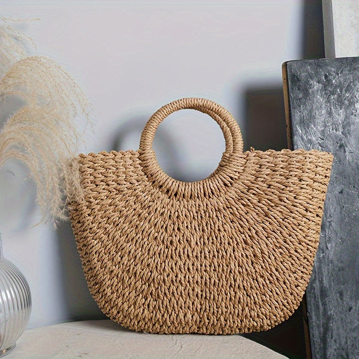 Alice | Sac à main en paille tressée