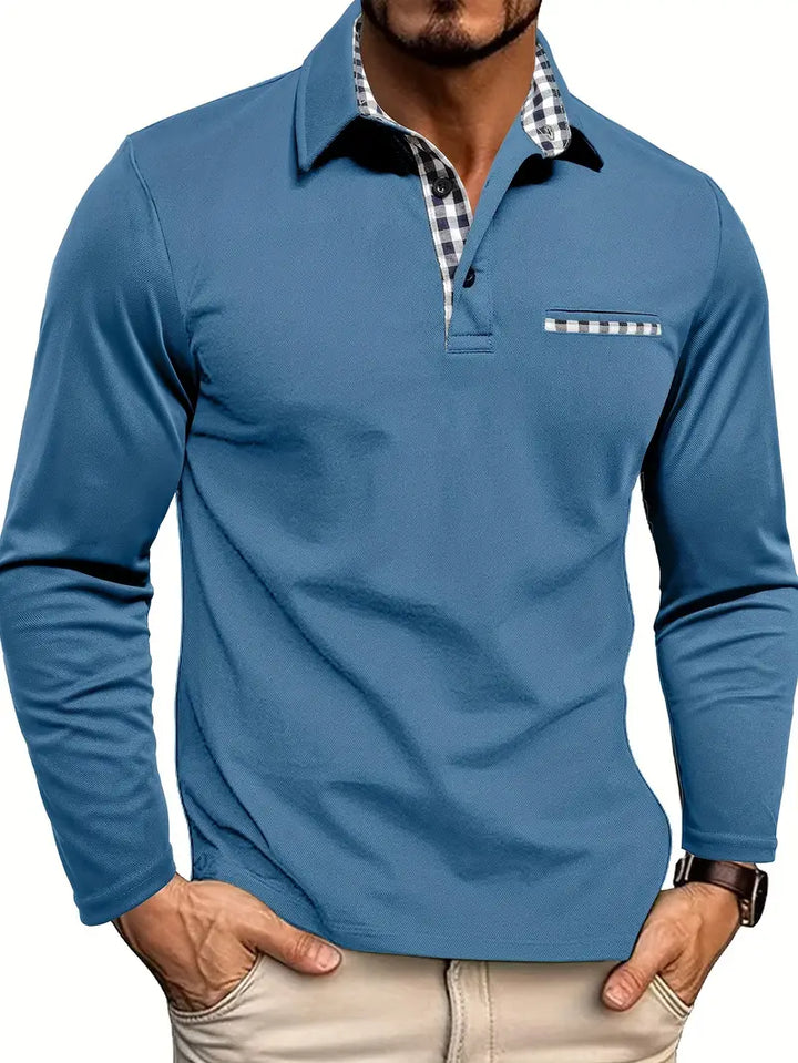 ADRIEN™ | POLO MANCHES LONGUES CLASSIQUE